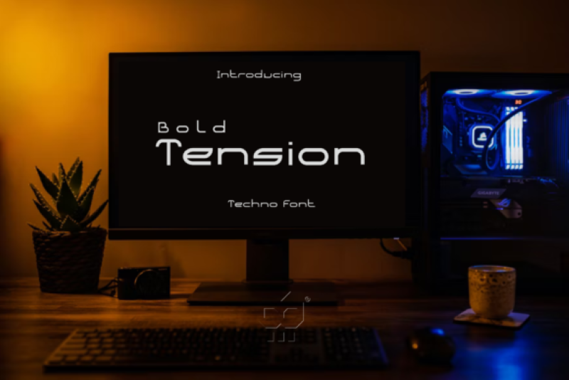 Bold Tension font