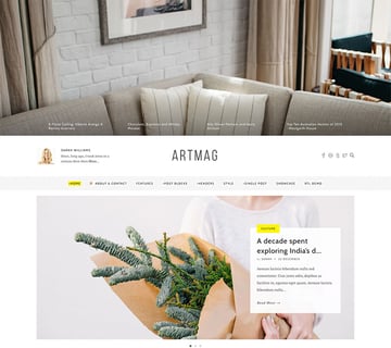 Artmag  Clean WordPress Blog and Magazine Theme