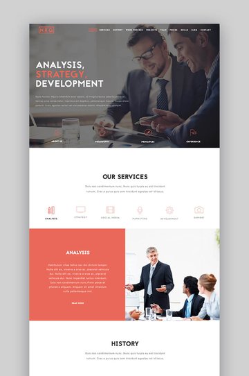 The Business - Powerful One Page WordPress Theme for Small Businesses