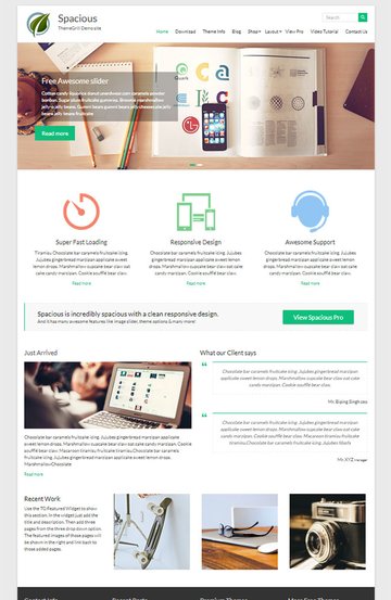 Spacious Free WordPress Theme