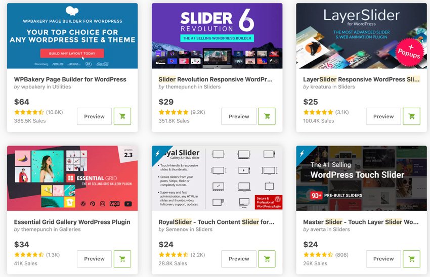 Best Selling Carousel  Slider WordPress Plugins On CodeCanyon