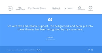 FLATPACK Landing Page theme builder
