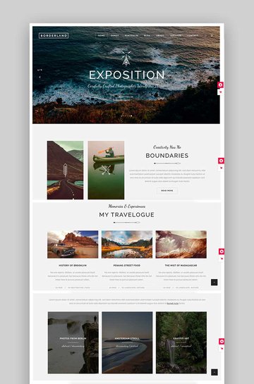 Borderland - Multipurpose Vintage Theme