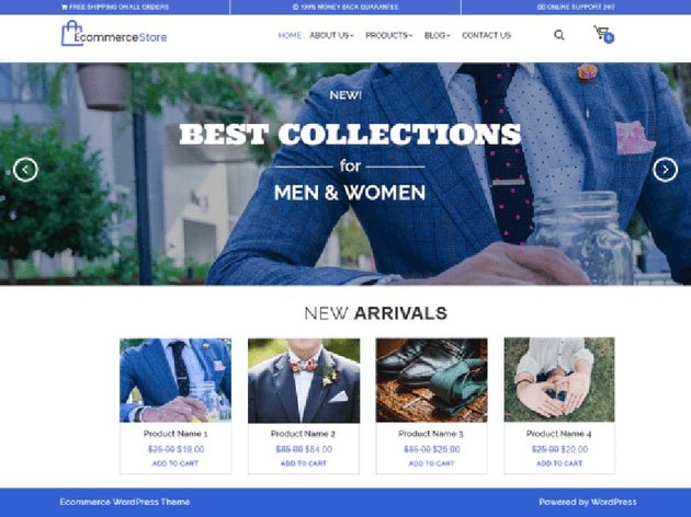 Multipurpose eCommerce Free WordPress Theme