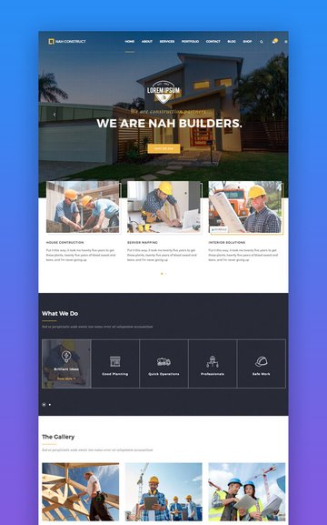 Nah Construction WordPress Theme