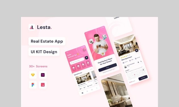 Lesta - Real Estate UI Kit by noansatudio