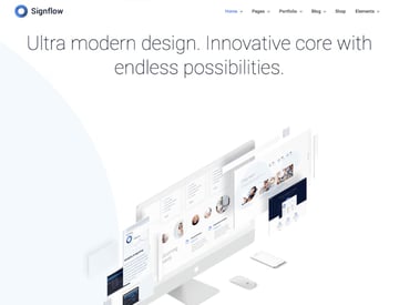 Signflow—Tech And Startup Theme
