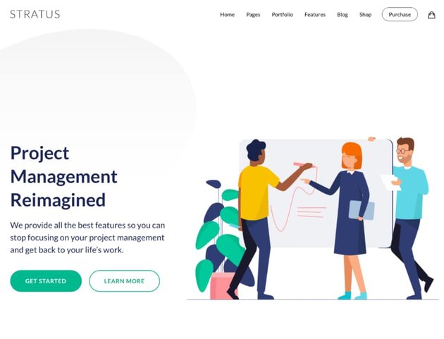 Stratus—App, SaaS and Software Startup Tech Theme