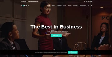 Aagan - Agency Startup WordPress Theme