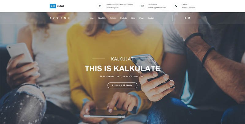 Kalkulat - Multipurpose Startup WordPress Theme