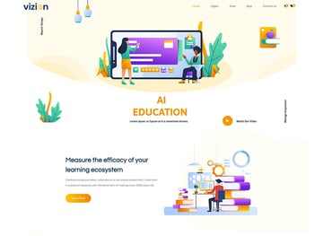 Vizion - AITech Software Startups WordPress Theme