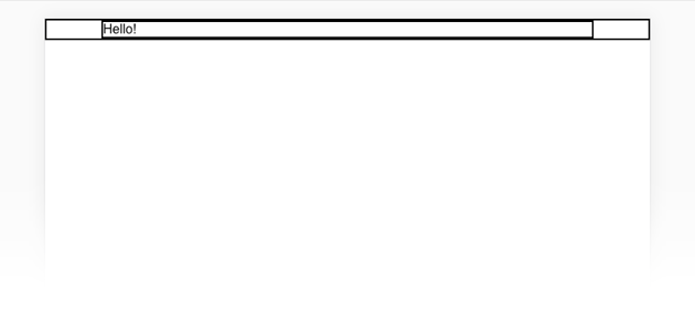 The container table for our HTML email layout