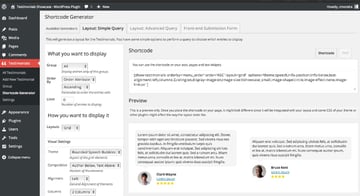 Testimonials Showcase - WordPress Plugin