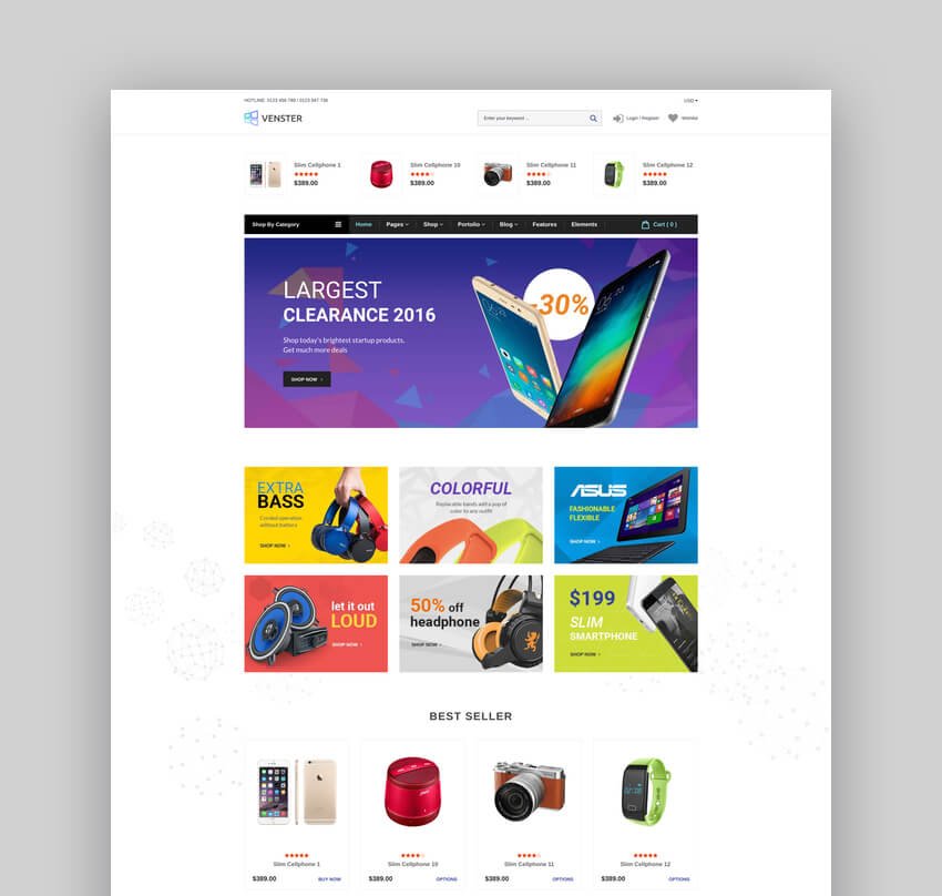 Venster - Computer Store Sectioned Responsive Shopify Theme 
