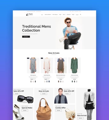 Megha - Fashion Store Shopify AR Theme