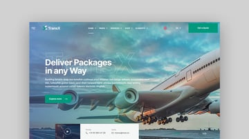 TransX Logistic Transport WordPress Theme