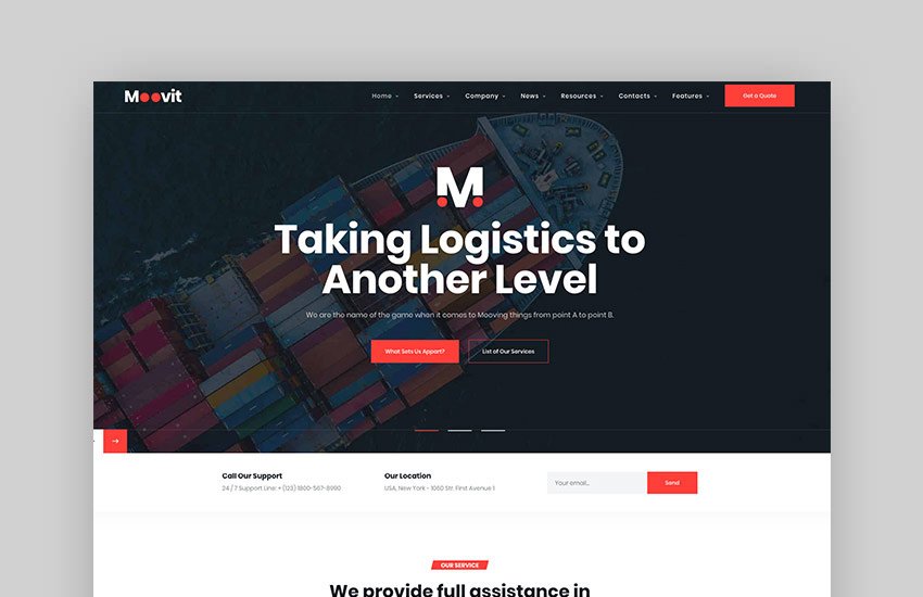 Moovit - Transportation Logistic WordPress