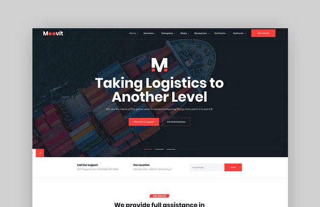 Moovit - Transportation  Logistic WordPress