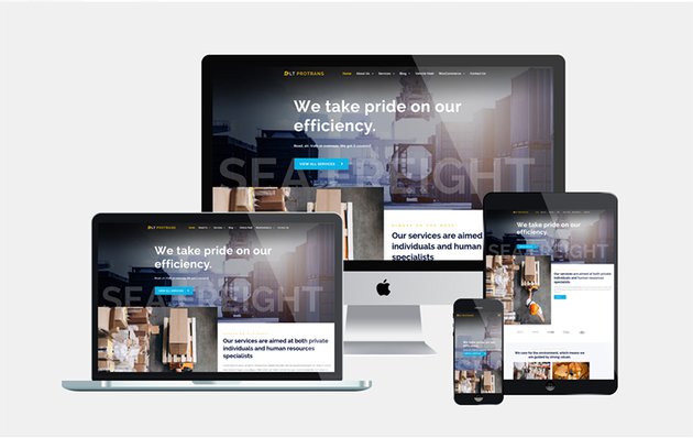 LT Protrans Free Logistics WordPress Theme