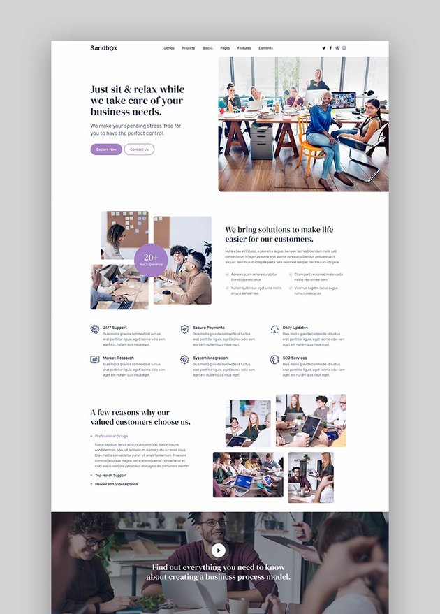 Sandbox - Modern Multipurpose Bootstrap 5 Template