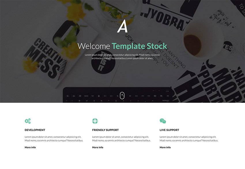 Active Free HTML Website Template