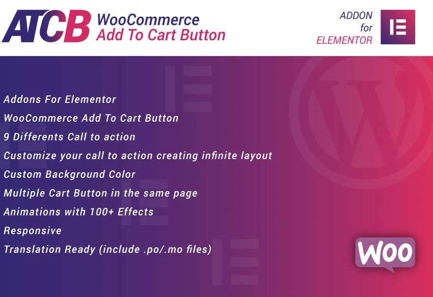 WooCommerce Add To Cart Button for Elementor