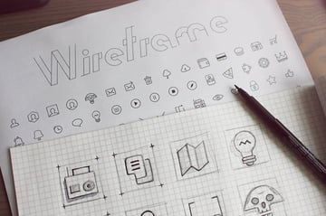 Wireframe icons