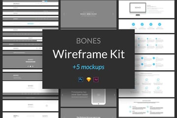 Bones Wireframe Template Kit