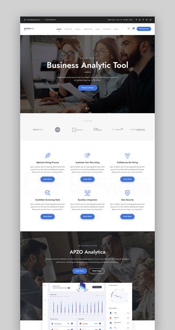 Apzo WordPress SaaS Template