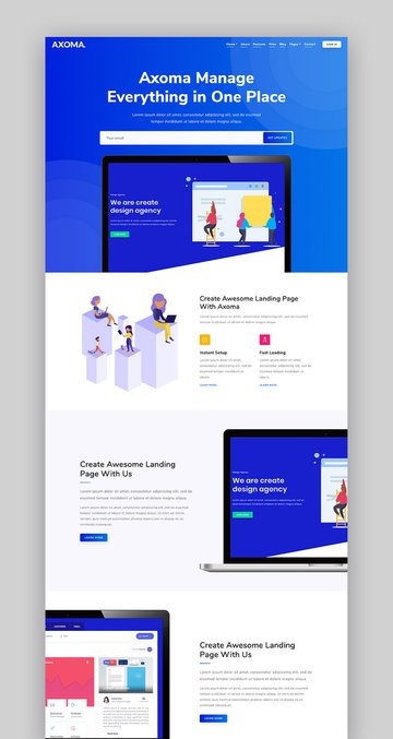 Axoma SaaS WordPress Theme
