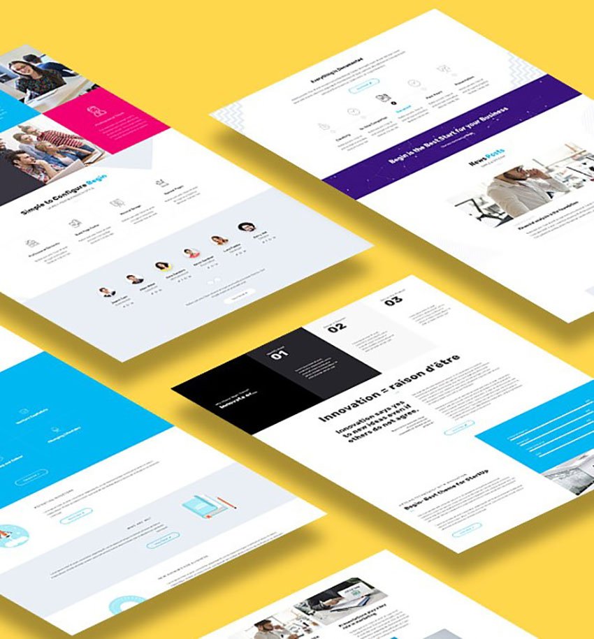 Begin SaaS WordPress Theme