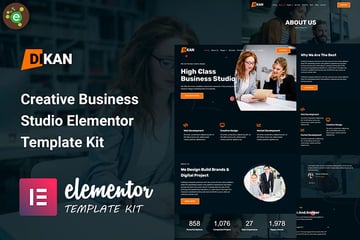 Dikan - Creative Business Studio Elementor Template Kit