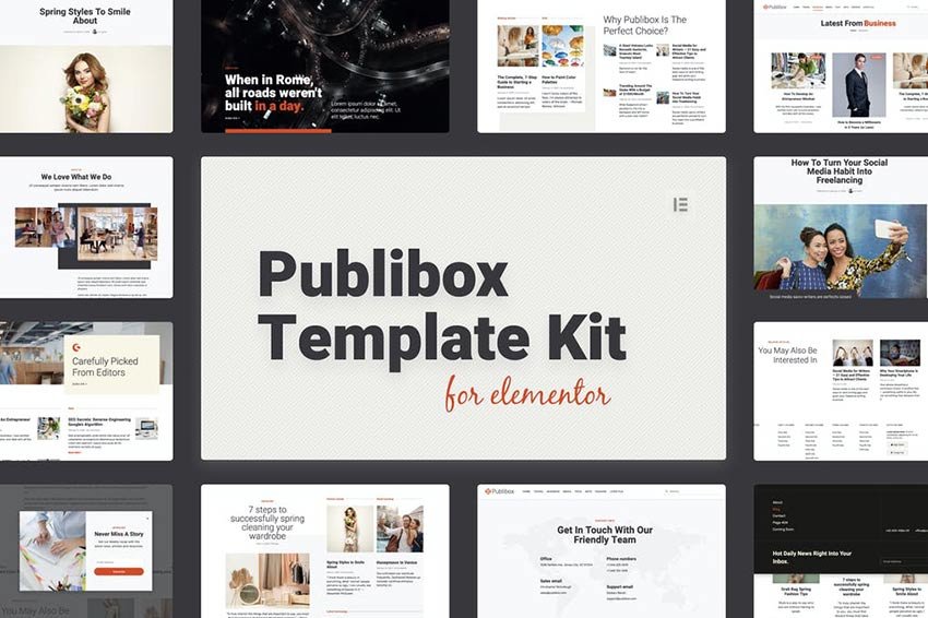 Publibox - Blog News Magazine Elementor