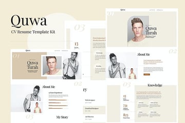 Quwa - CV Resume Template Kit