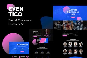 Eventico - Event Conference Elementor Kit