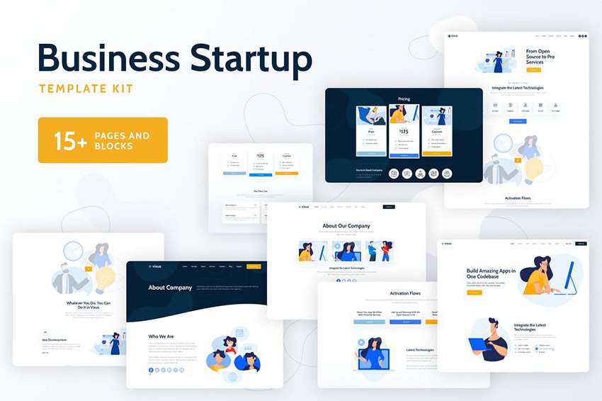 Vixus - Business Startup Template Kit