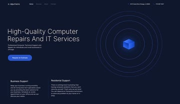 elementor templates it services