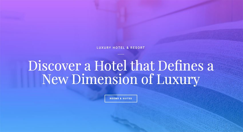 Free Hotel Homepage Elementor Template