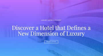 Free Hotel Homepage Elementor Template