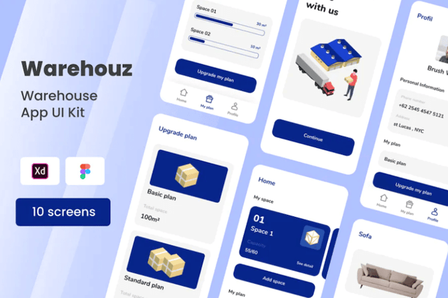 Werehouz - Warehouse Mobile App Template