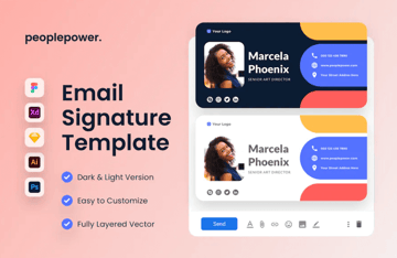 Email Signature Banner Template for Figma