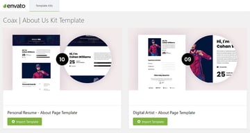 Envato Template Kit After Installation