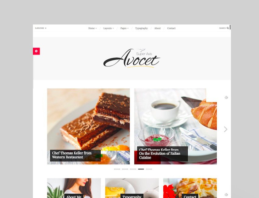 Avocet WordPress Blog Theme - for Lifestyle Food Travel and Fashion Bloggers