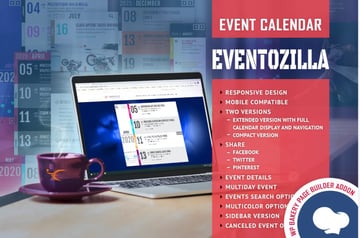 EventoZilla - Event Calendar - Addon For WPBakery