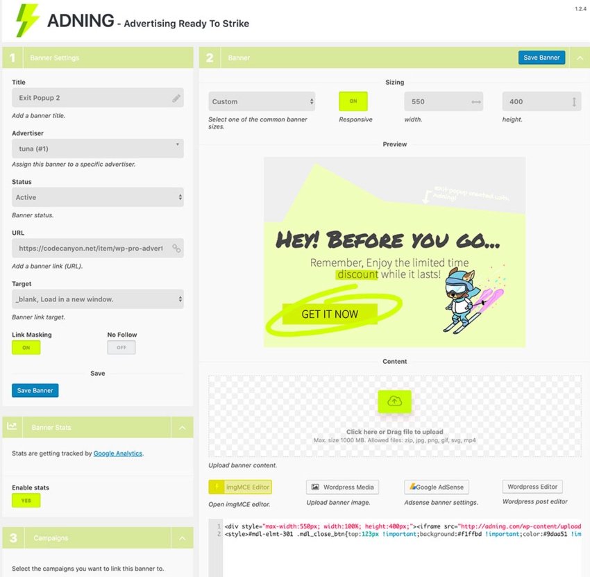 Adning Advertising - Professional, All In One Ad Manager for WordPress
