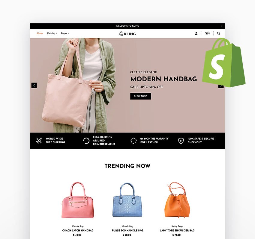 Kling Best Shopify Theme for Boutique