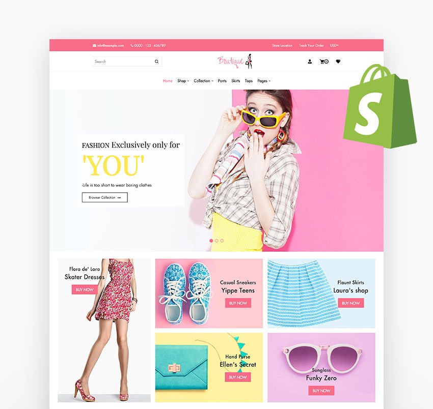 Fashion Boutique - Responsive Shopify Fashion Stores Theme