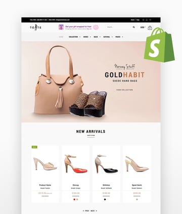 Tote - Shoes and Bags Shopify Theme