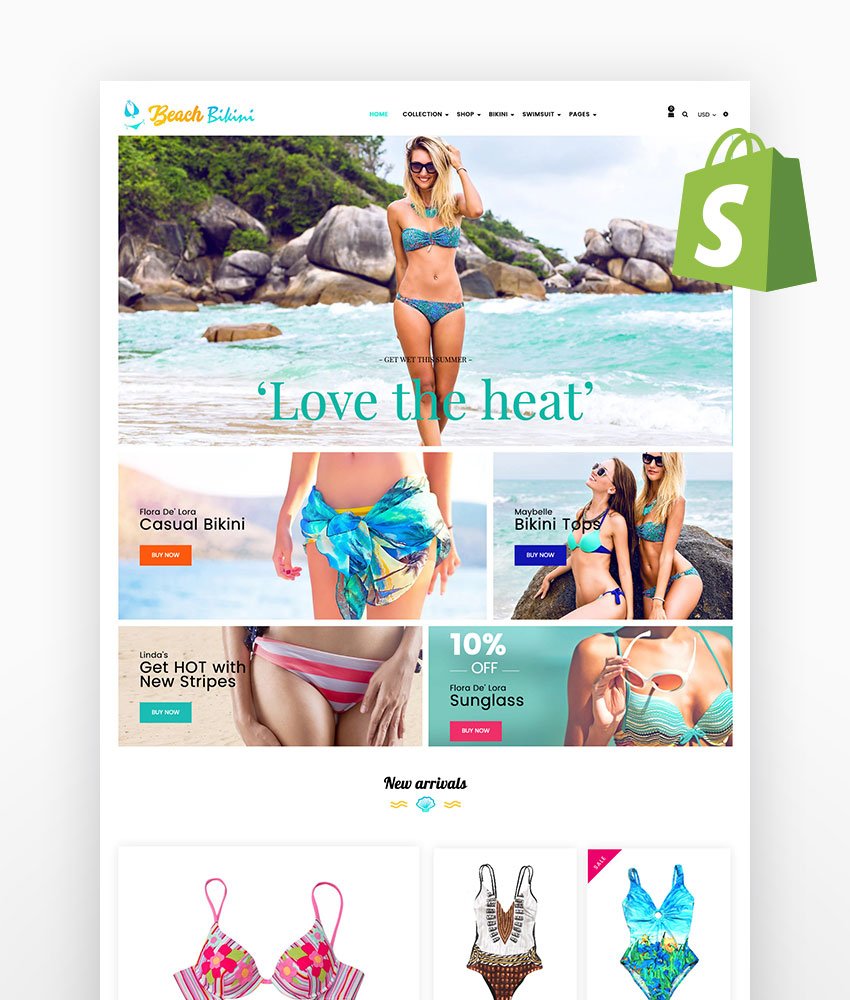 Bikini Beach Shopify Theme