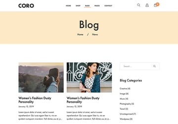 Coro Boutique Shopify Theme